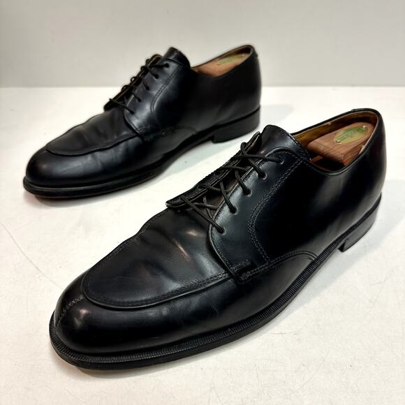 VERY GOOD Rancourt & Co. x Cole Haan Split Toe Derby Black Calf Made in USA 10.5 - Picture 10 of 14